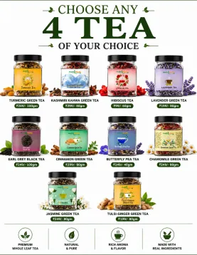 Free Square Tea Infuser – On Purchase of Any 4 Herbal Teas