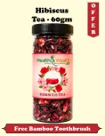 Hibiscus Tea Benefits 60gm | Free Bamboo Toothbrush | How to Make Hibiscus Tea
