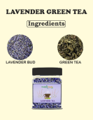 Lavender Green Tea 80g with a Free Bamboo Toothbrush