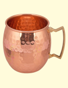 Pure Copper Mule Mug with Brass Handle – 500ml