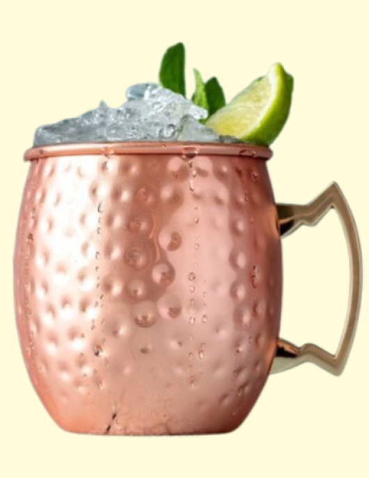 Pure Copper Mule Mug with Brass Handle – 500ml