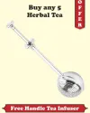 Buy 5 Green Tea Packs & Get a Free Handle Tea Infuser