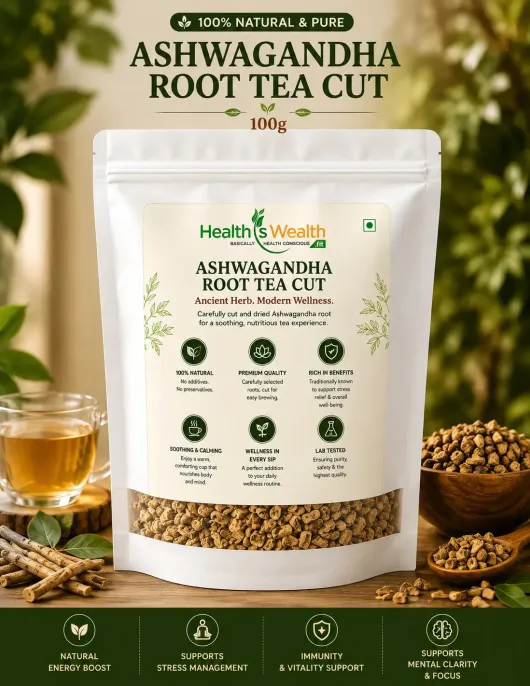 Ashwagandha Tea Cut – 100gm | Buy Ashwagandha Tea Online Ashwagandha Tea Cut – 100gm | Buy Ashwagandha Tea Online