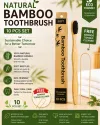 Biodegradable Bamboo Toothbrush | Free bamboo tongue cleaner