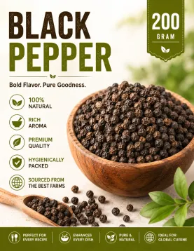 Buy Black Pepper Online | Pure Black Pepper 200gm for Weight Loss & Digestion