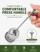 Stainless Steel Handle Tea Infuser | Bundle with Green Teas & Save Stainless Steel Handle Tea Infuser | Bundle with Green Teas & Save
