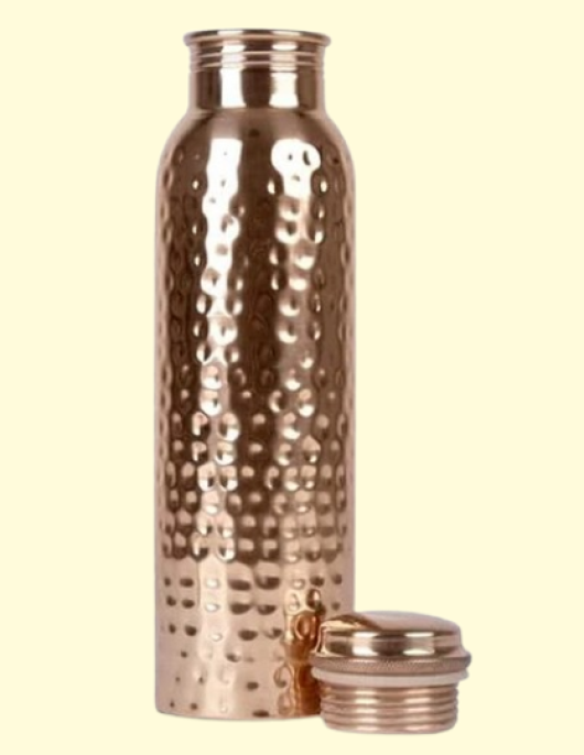 Hammered Copper Bottle – 1 Litre