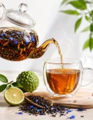 Earl Grey Black Tea 100g with Blue Cornflower & Bergamot Oil