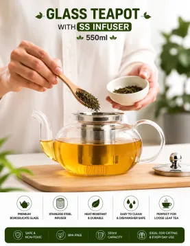 50% OFF on Teapot with any purchase of 5 Herbal Teas