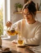 Round Borosilicate Glass Teapot with Glass Infuser 400ml Round Borosilicate Glass Teapot with Glass Infuser 400ml