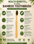 Biodegradable Bamboo Toothbrush | Free bamboo tongue cleaner