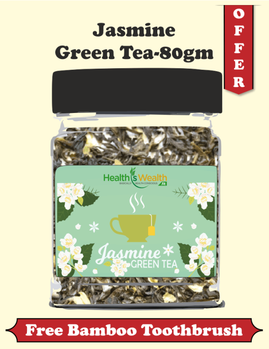 Jasmine Green Tea 80g | Jasmine Tea Benefits | Free bamboo Toothbrush Jasmine Green Tea 80g | Jasmine Tea Benefits | Free bamboo Toothbrush