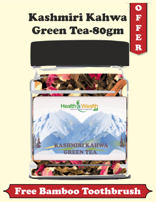 Kashmiri Kahwa Green Tea 80gm | kashmiri kahwa benefits | Kashmiri Kahwa Recipe