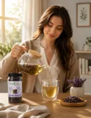 Lavender Green Tea 80g