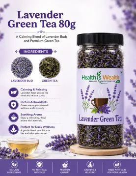 Lavender Green Tea 80g