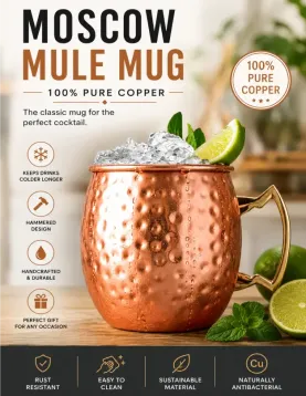 Moscow Mule | Copper Water Benefits 