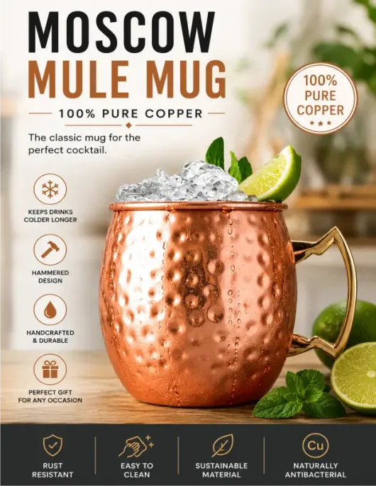 Moscow Mule | Copper Water Benefits 