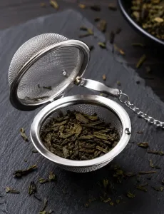 Stainless Steel Tea Infuser with Chain | Free with Any 2 Teas
