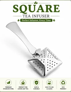 Free Square Tea Infuser – On Purchase of Any 4 Herbal Teas