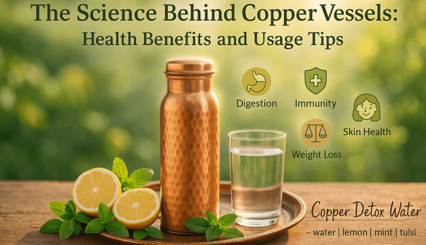 The Science Behind Copper Vessels: Health Benefits and Usage Tips The Science Behind Copper Vessels: Health Benefits and Usage Tips