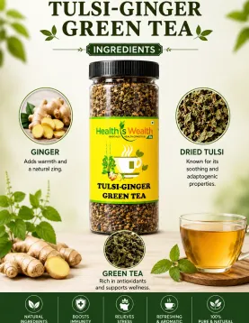 Tulsi Ginger Green Tea 80g