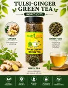 Tulsi Ginger Green Tea 80g Tulsi Ginger Green Tea 80g