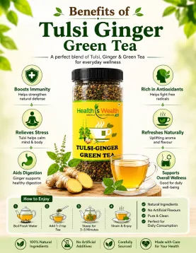 Tulsi Ginger Green Tea 80g