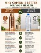 Hammered Copper Bottle | Copper Bottle Water Benefits