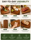 Premium Wooden Cutting Board (Sheesham Wood) Premium Wooden Cutting Board (Sheesham Wood)